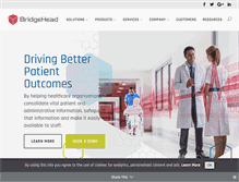 Tablet Screenshot of bridgeheadsoftware.com